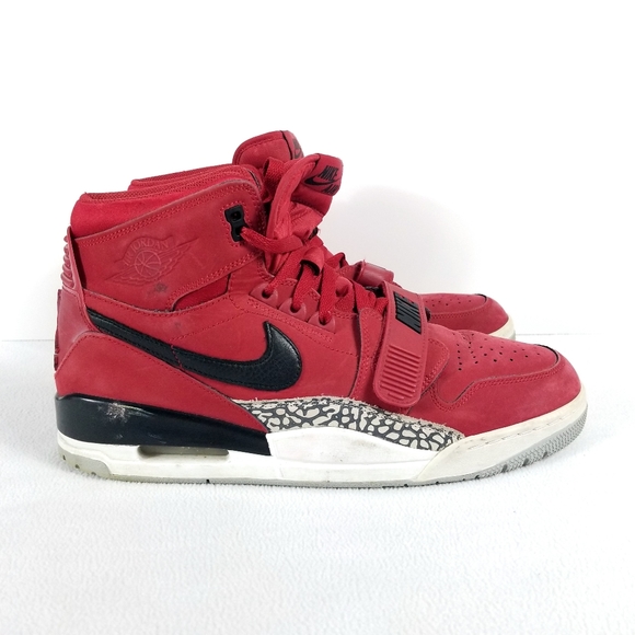 Nike Air Jordan Legacy 312 AV3922-601 Red Basketball Sneakers